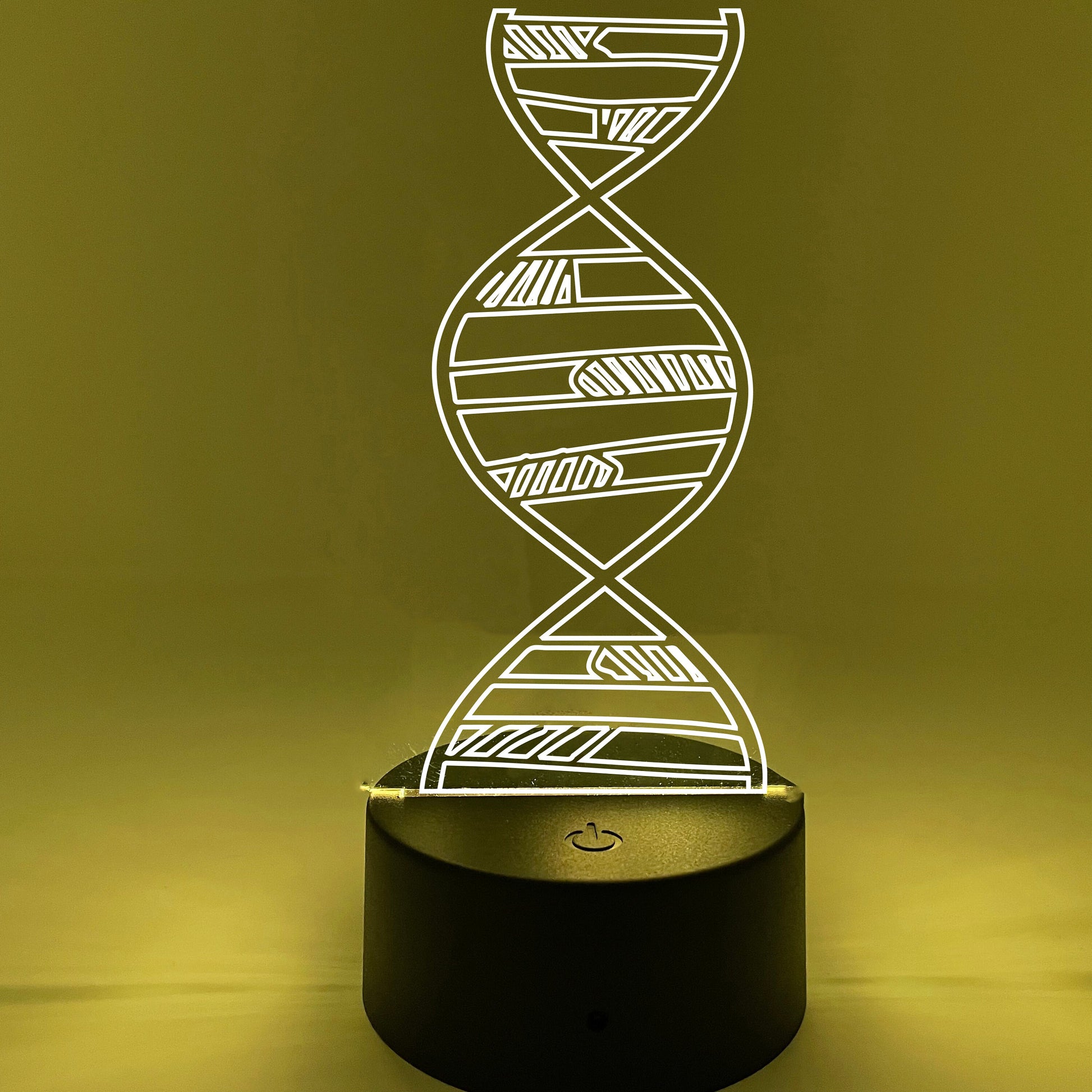 Strand of Double Helix DNA | Chemistry Biology Genetics | High School | Science Teachers | Etched Acrylic With LED Light Strip | Gift