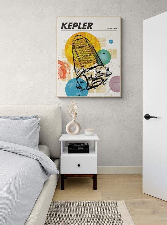 Kepler Telescope Outer Space | Concept | NASA Art Print