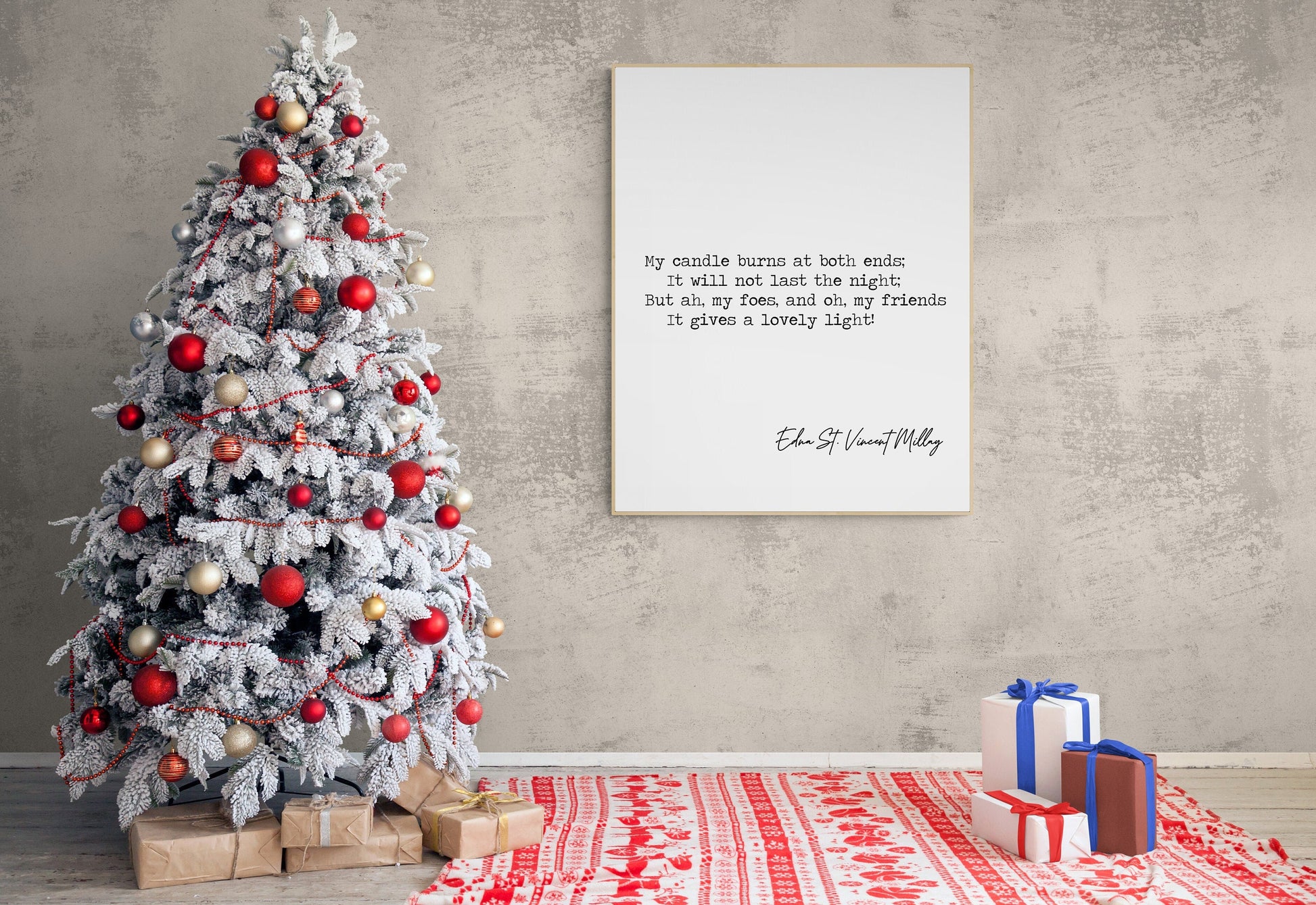 First Fig - Edna St. Vincent Millay - Inspirational Poetry Art Print