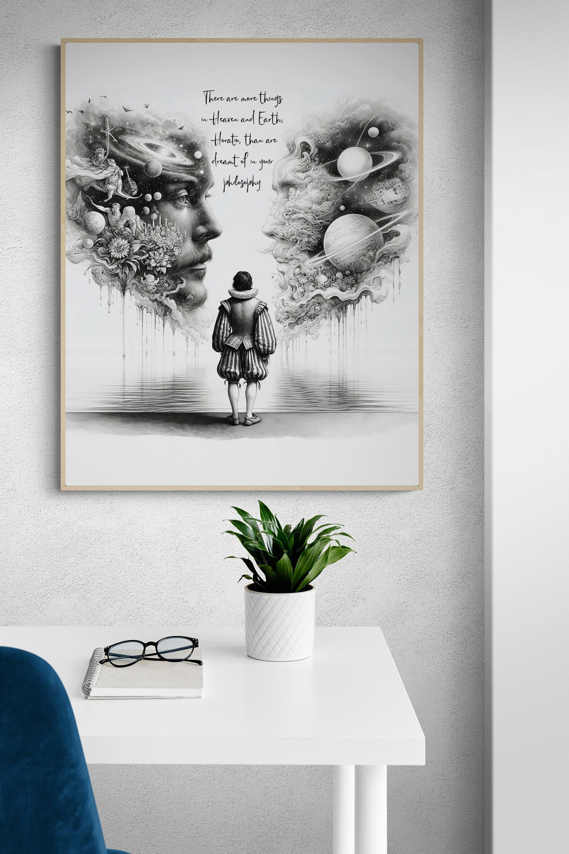 There Are More Things In Heaven And Earth | Horatio | Than Are Dreamt Of In Your Philosophy | William Shakespeare | Hamlet | Art Print