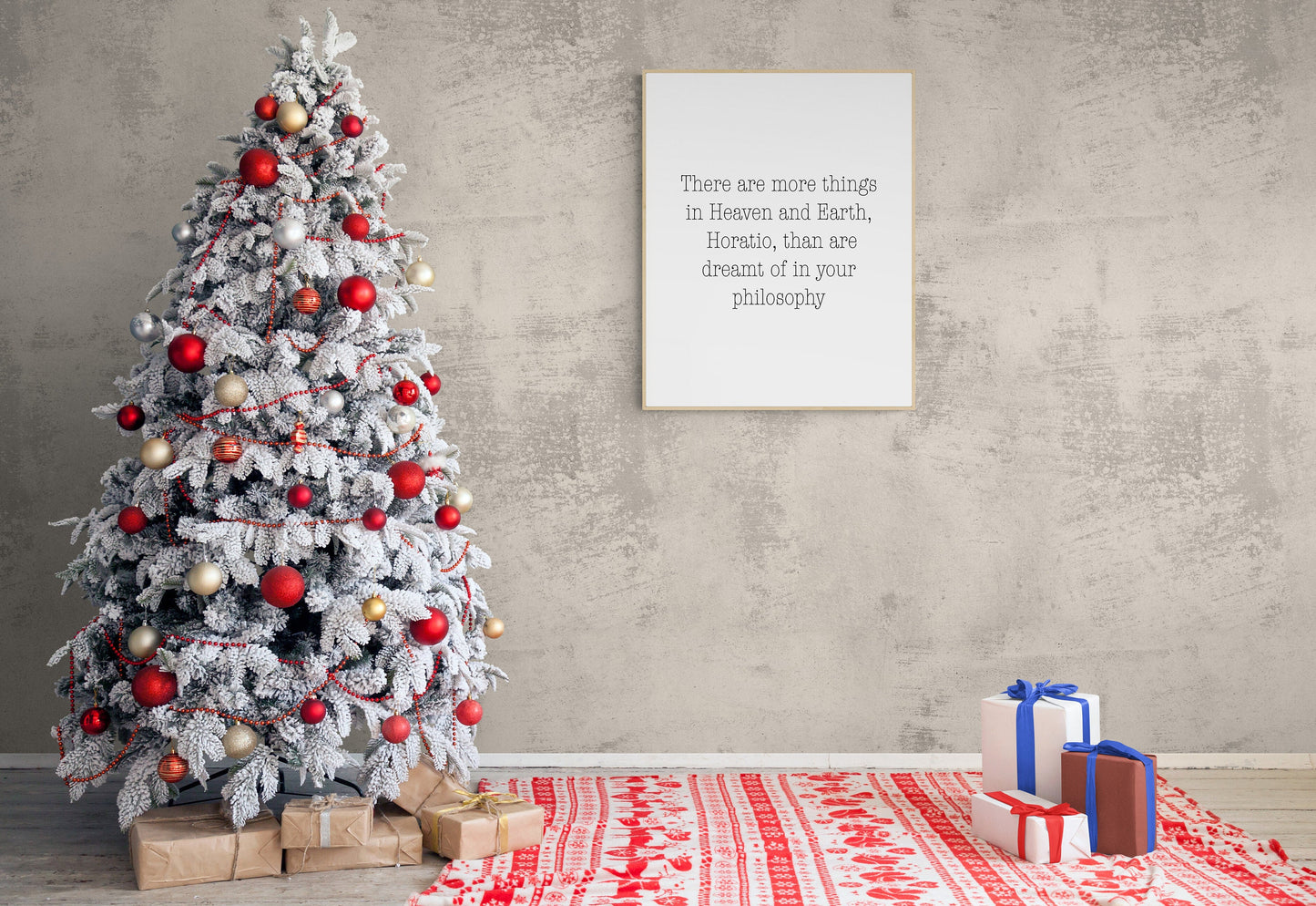 There Are More Things In Heaven And Earth | Horatio | Than Are Dreamt Of In Your Philosophy | William Shakespeare | Hamlet | Art Print