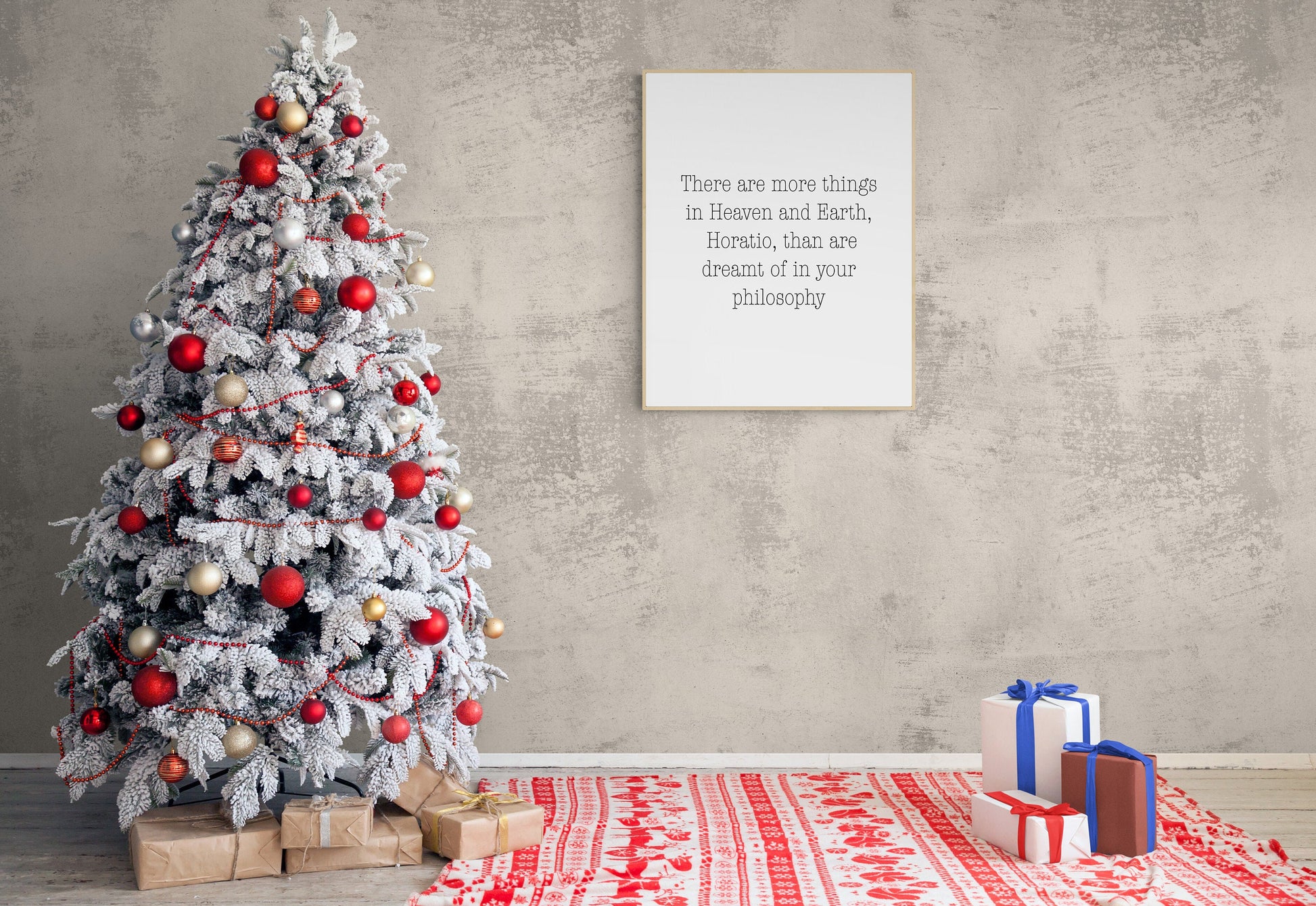 There Are More Things In Heaven And Earth | Horatio | Than Are Dreamt Of In Your Philosophy | William Shakespeare | Hamlet | Art Print