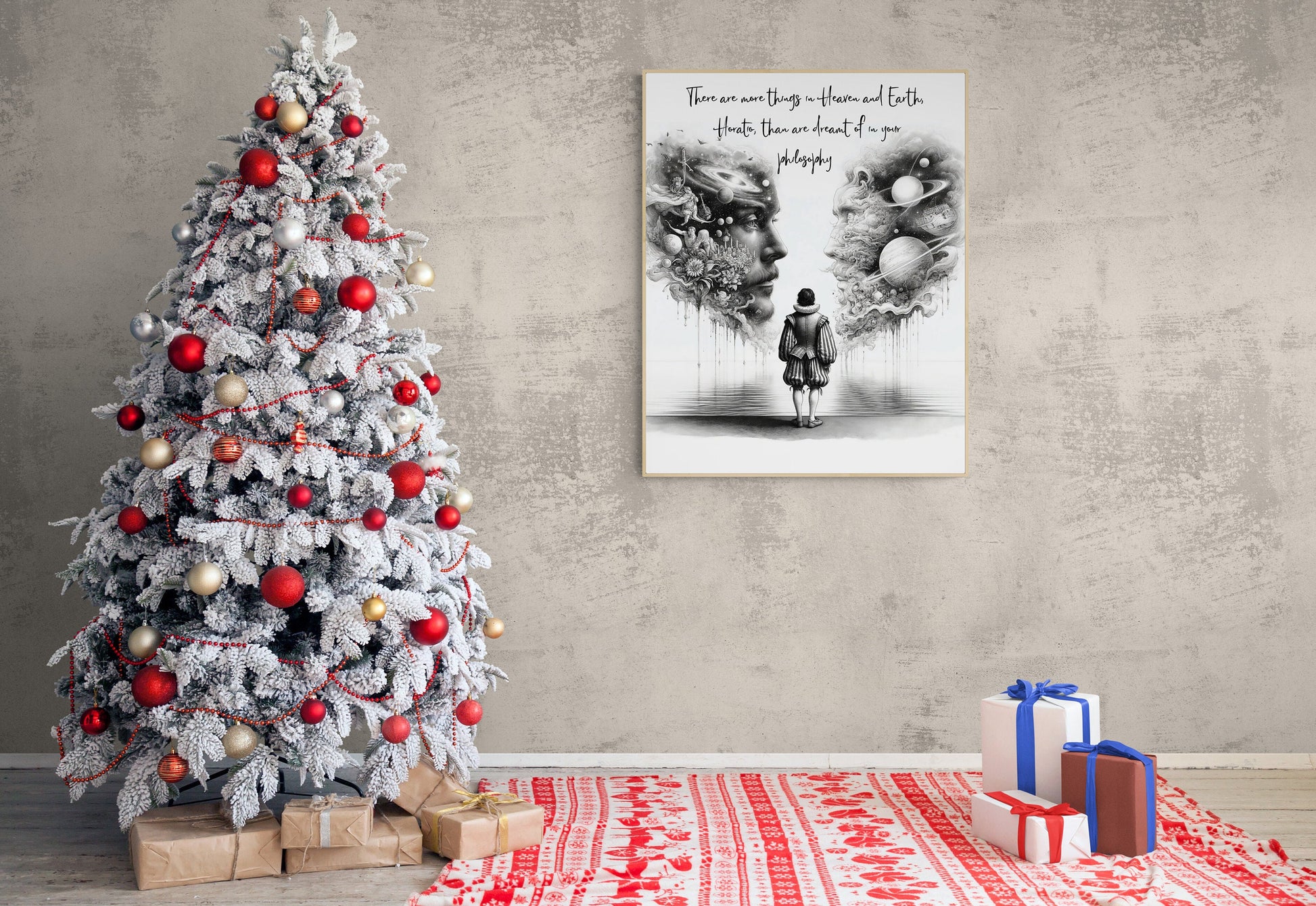 There Are More Things In Heaven And Earth | Horatio | Than Are Dreamt Of In Your Philosophy | William Shakespeare | Hamlet | Art Print