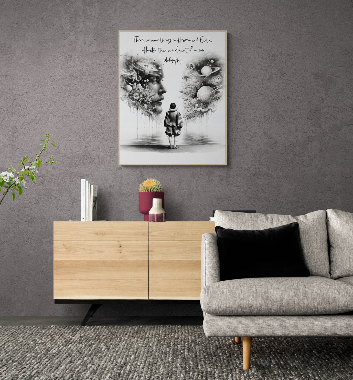 There Are More Things In Heaven And Earth | Horatio | Than Are Dreamt Of In Your Philosophy | William Shakespeare | Hamlet | Art Print
