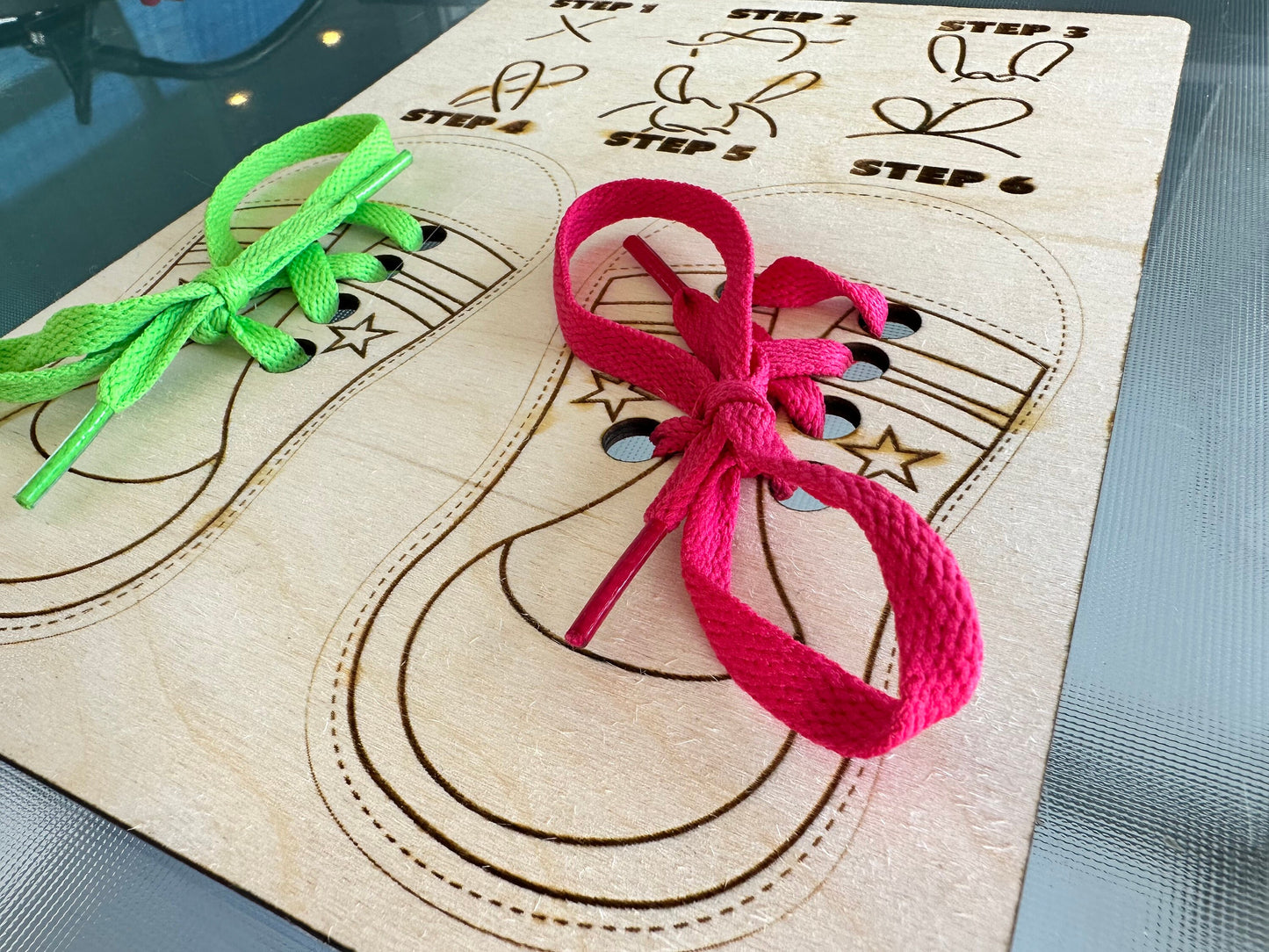 Learn To Tie Your Shoes Kit | Early Childhood Life Lesson | Early Education | Montessori