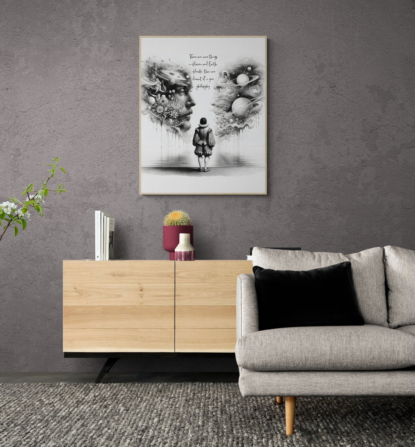 There Are More Things In Heaven And Earth | Horatio | Than Are Dreamt Of In Your Philosophy | William Shakespeare | Hamlet | Art Print
