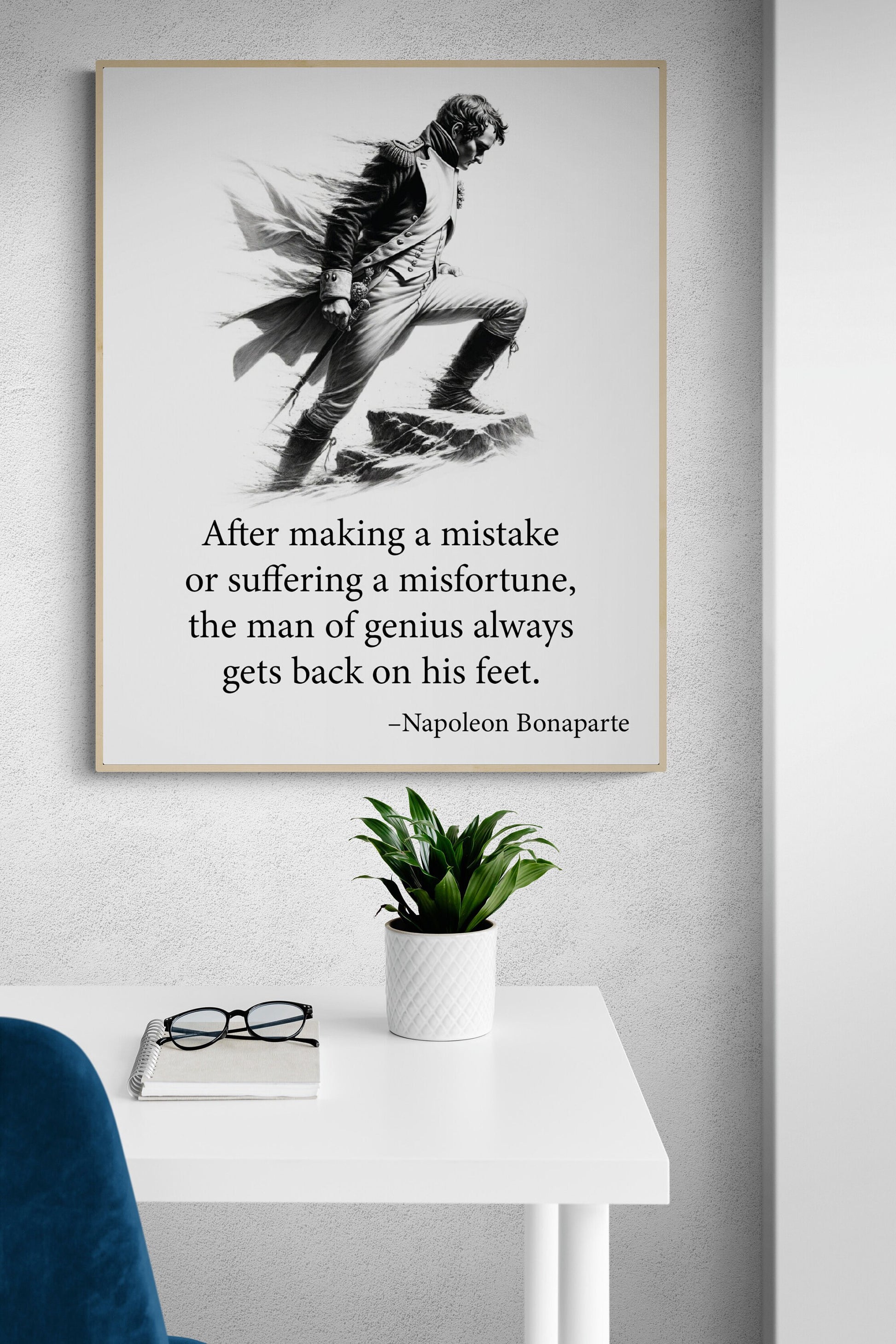 I'm The First To Admit When I Make A Mistake from Napoleon Bonaparte French Art Print