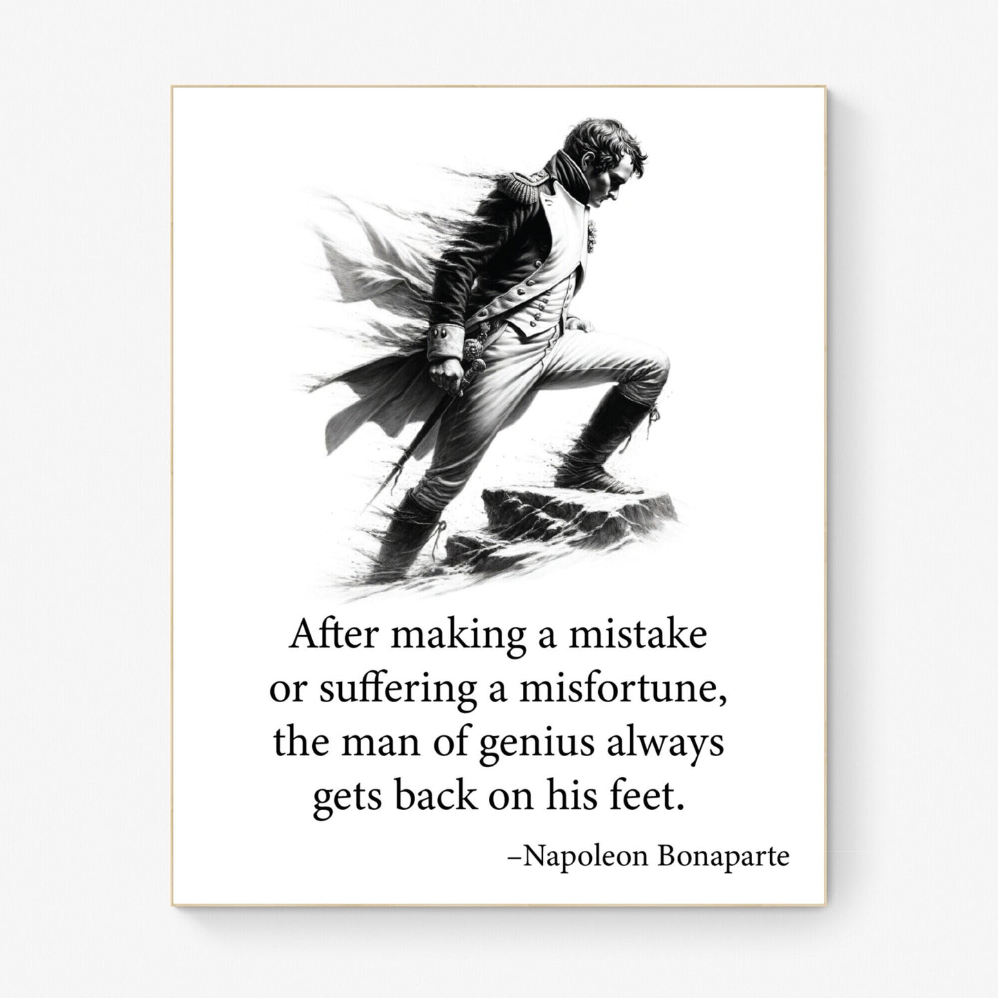 I'm The First To Admit When I Make A Mistake from Napoleon Bonaparte French Art Print
