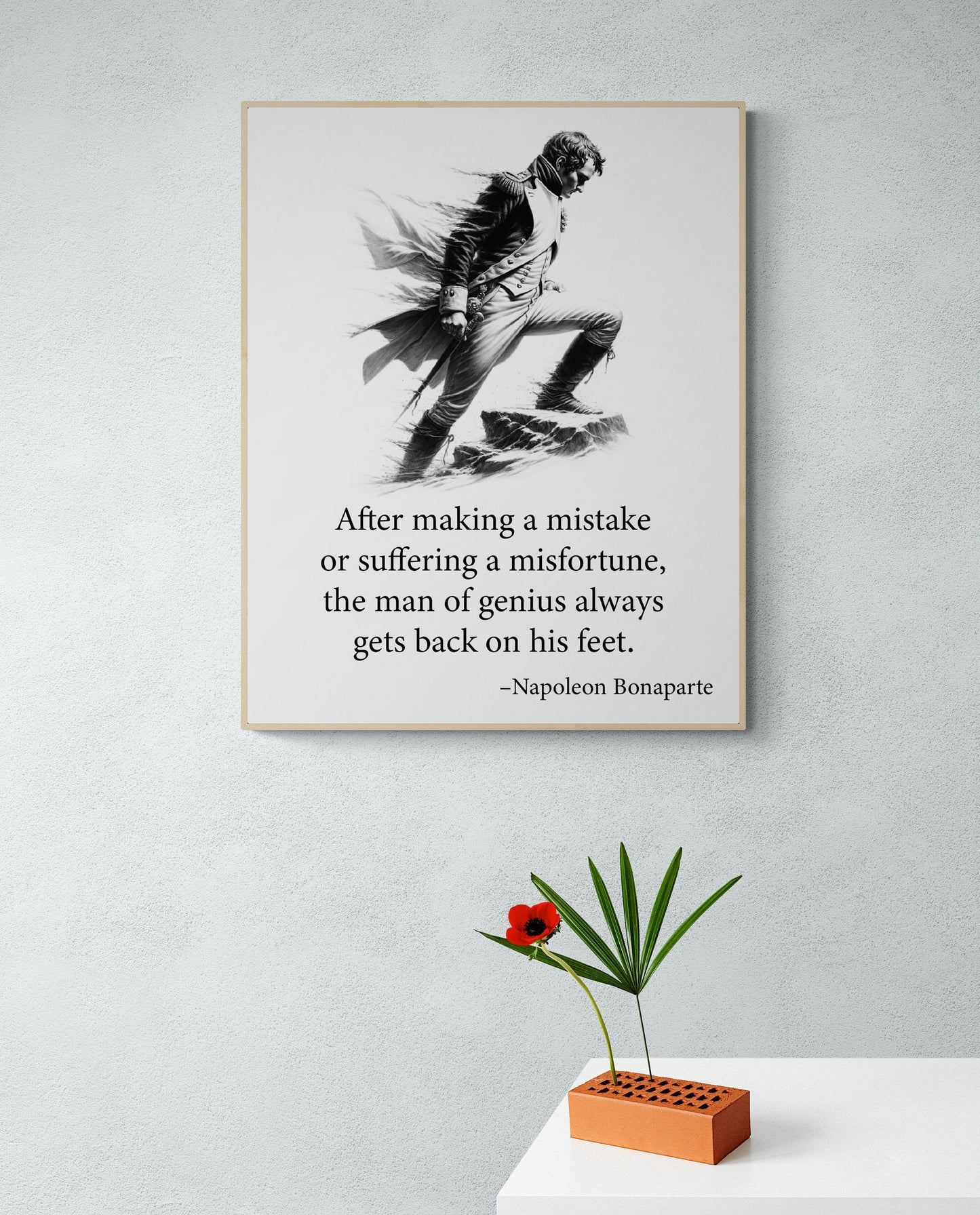 I'm The First To Admit When I Make A Mistake from Napoleon Bonaparte French Art Print