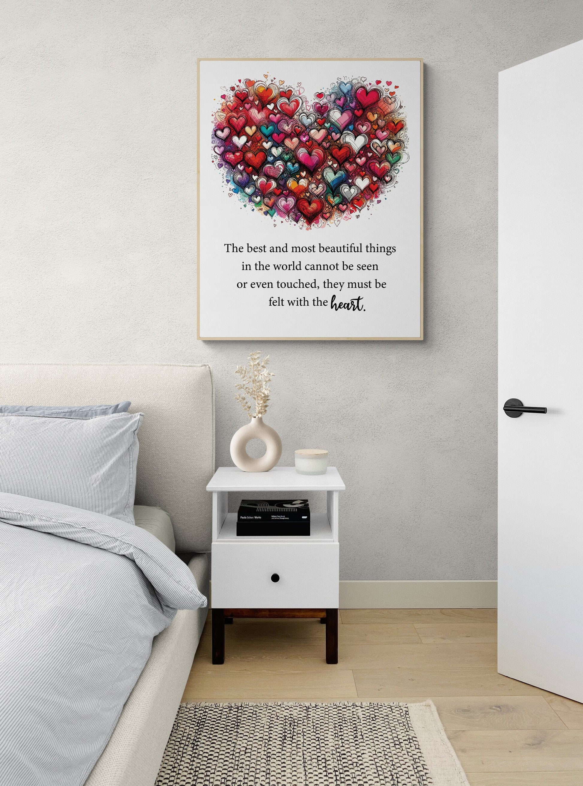The Best And Most Beautiful Things In The World Cannot Be Seen by Helen Keller Art Print