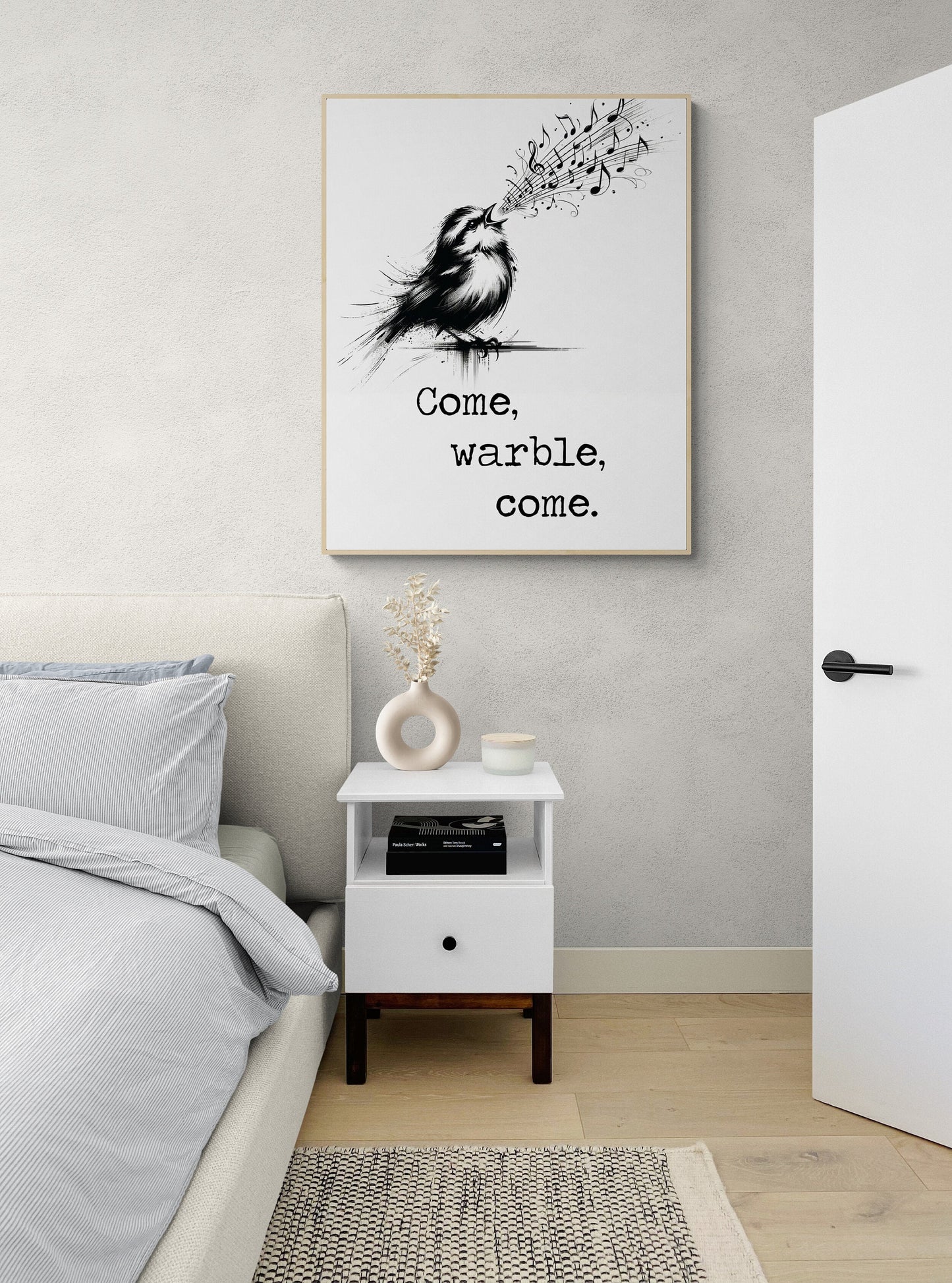 Come Warble Come by William Shakespeare's As You Like It Bird Art Print