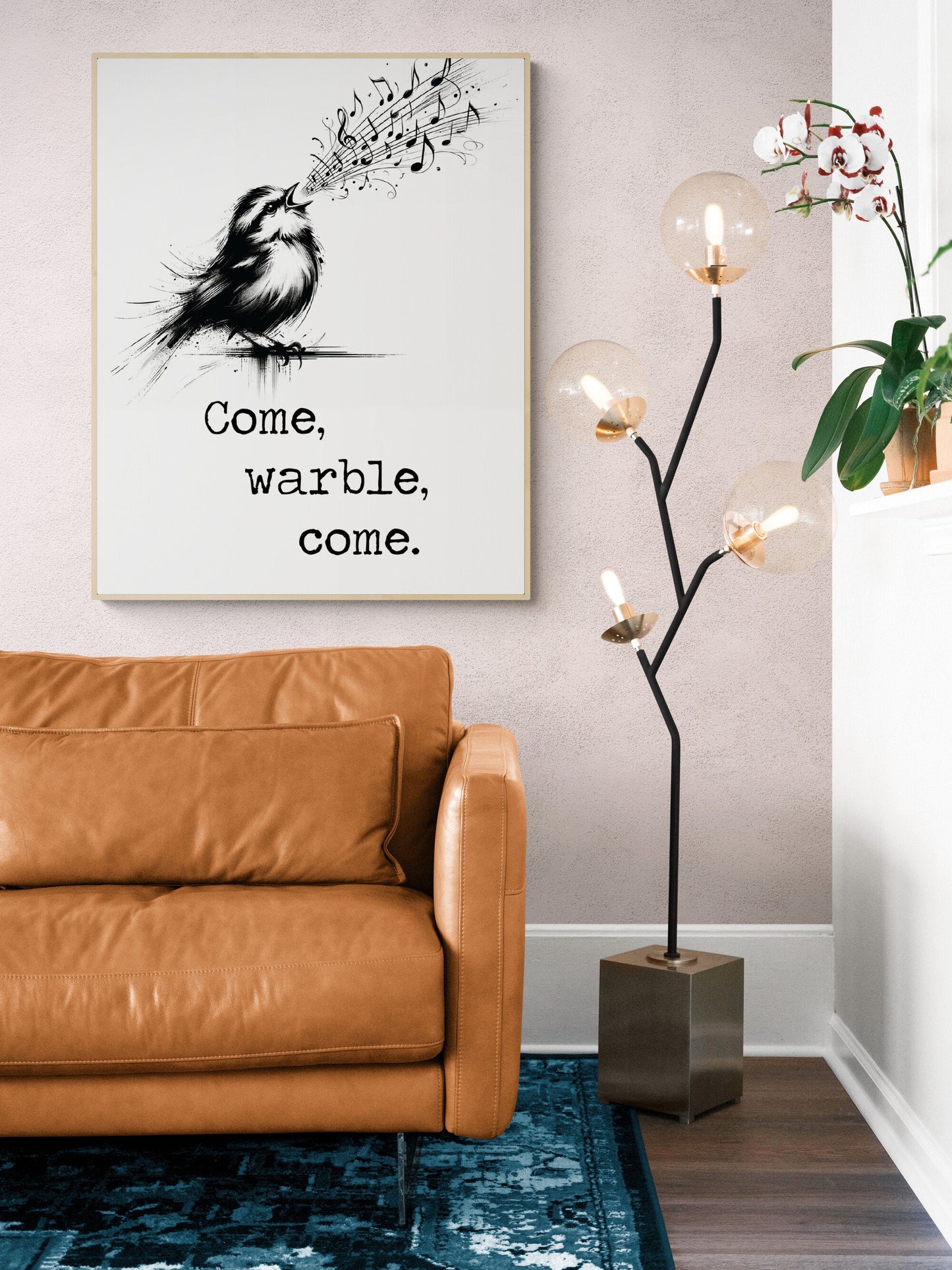Come Warble Come by William Shakespeare's As You Like It Bird Art Print