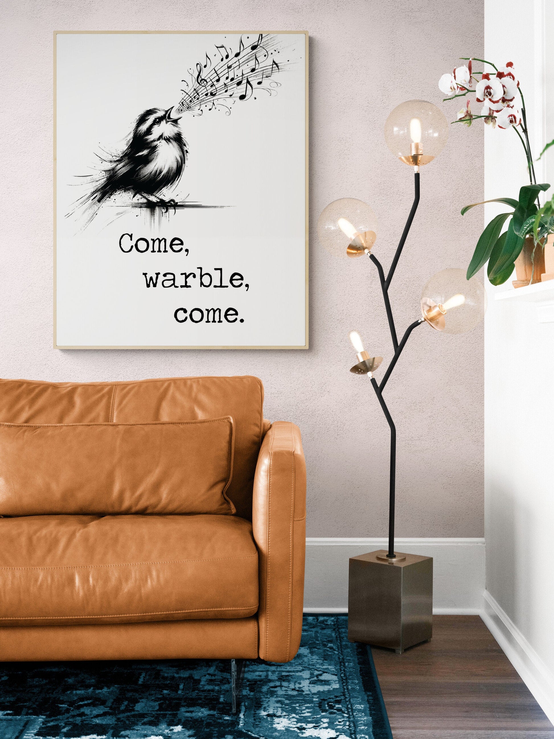 Come Warble Come by William Shakespeare's As You Like It Bird Art Print