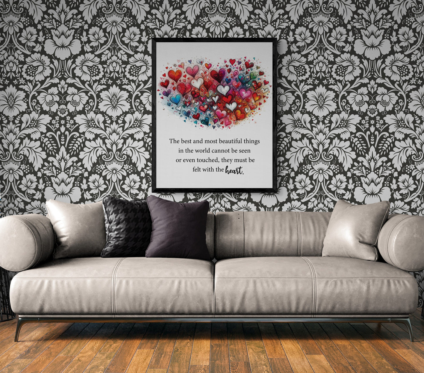 The Best And Most Beautiful Things In The World Cannot Be Seen Or Even Touched They Must Be Felt With The Heart by Helen Keller Art Print