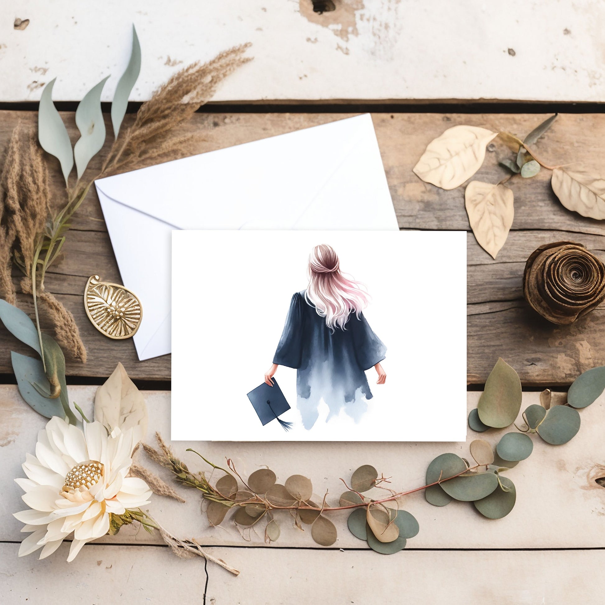 Custom Graduation Card | Congratulations | High School | Middle School | Elementary | College | University Grad Gift | Well Done Card