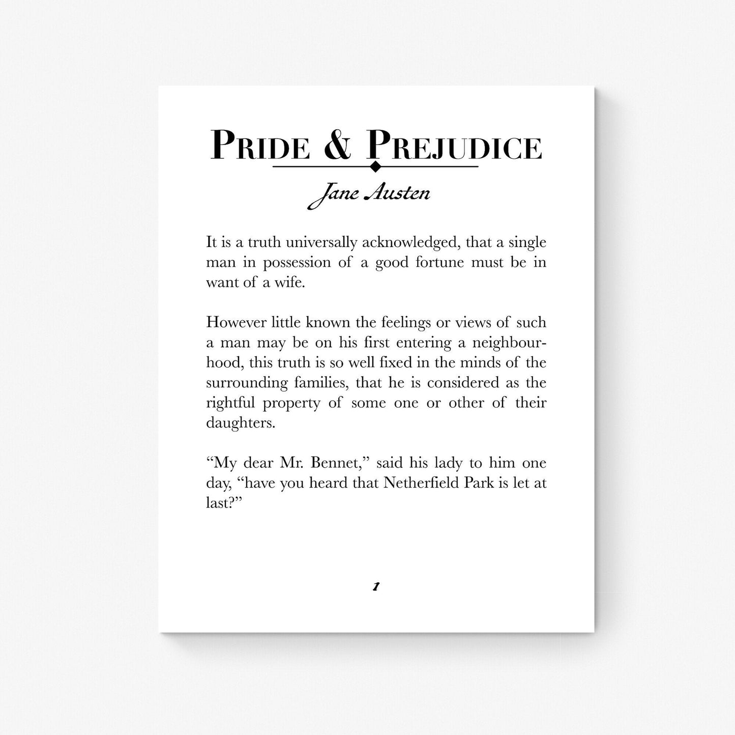 Jane Austen Quote | You Have Bewitched Me, Body And Soul | Pride And Prejudice | Mr. Darcy | Art Print