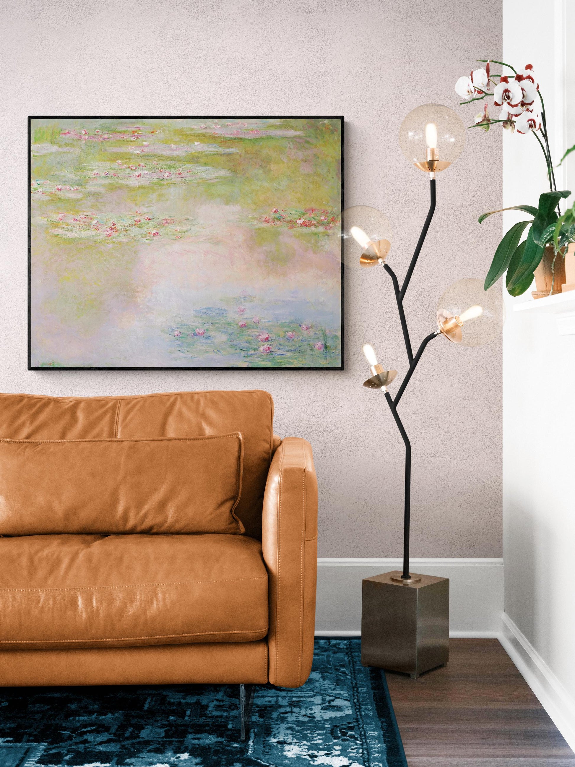 Claude Monet Water Lilies Art Print – Impressionist Garden Painting Reproduction – Floral Pond – Home Decor Poster