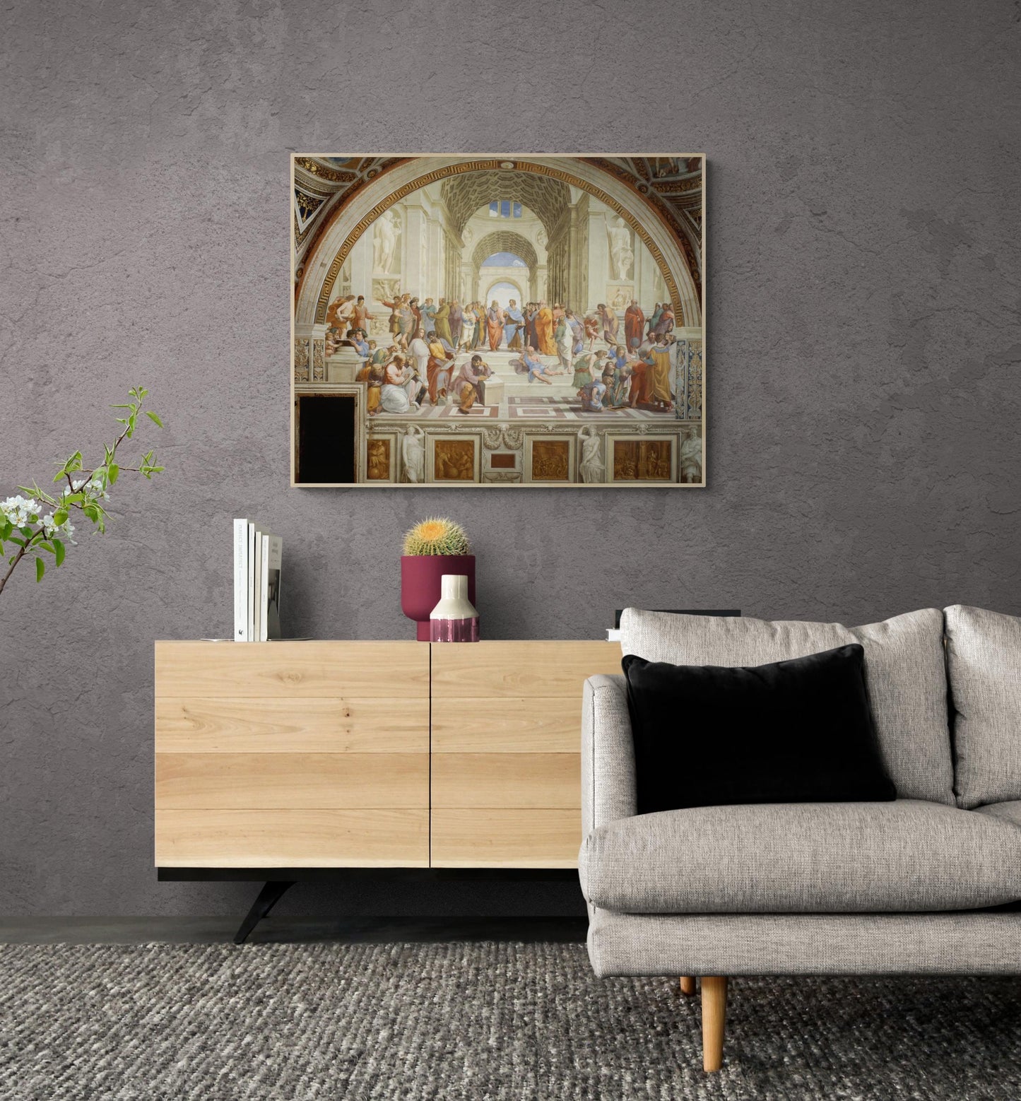 The School of Athens Art Print | Raphael Renaissance Masterpiece Reproduction | Classical Philosophy | Home Decor Poster