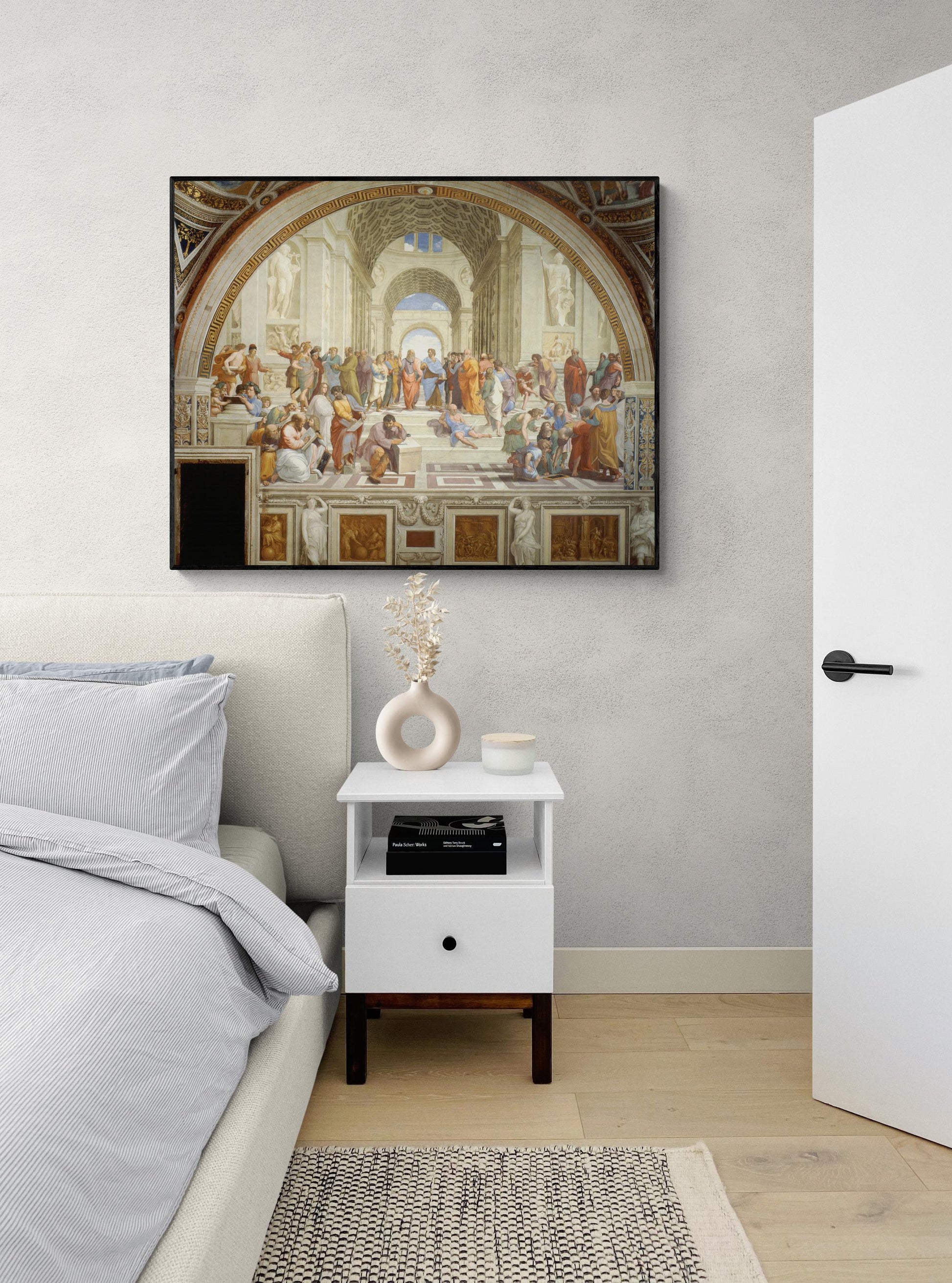 The School of Athens Art Print | Raphael Renaissance Masterpiece Reproduction | Classical Philosophy | Home Decor Poster