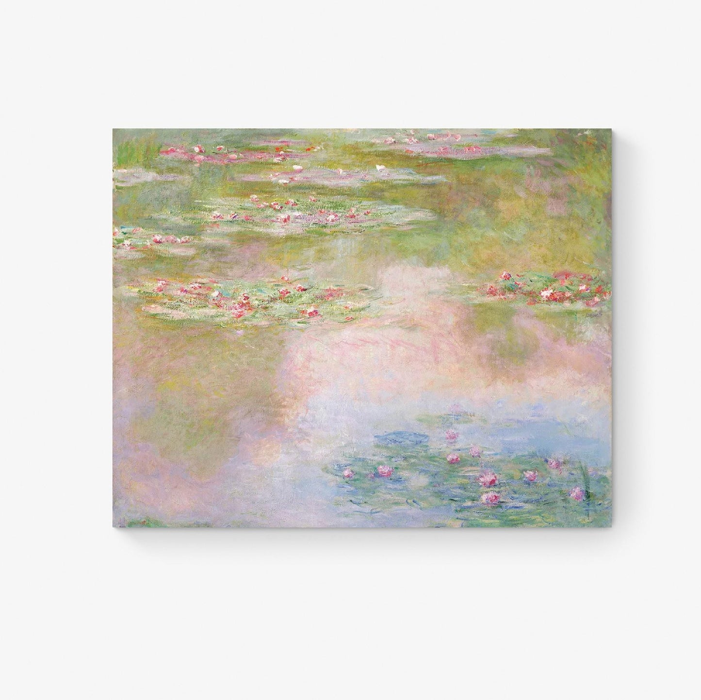 Claude Monet Water Lilies Art Print – Impressionist Garden Painting Reproduction – Floral Pond – Home Decor Poster