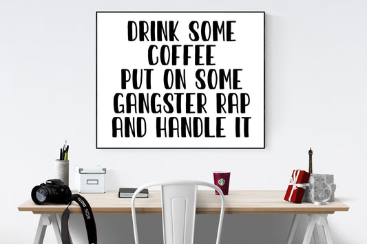 Coffee Workplace Inspiration | Art Print | Coworker Gift