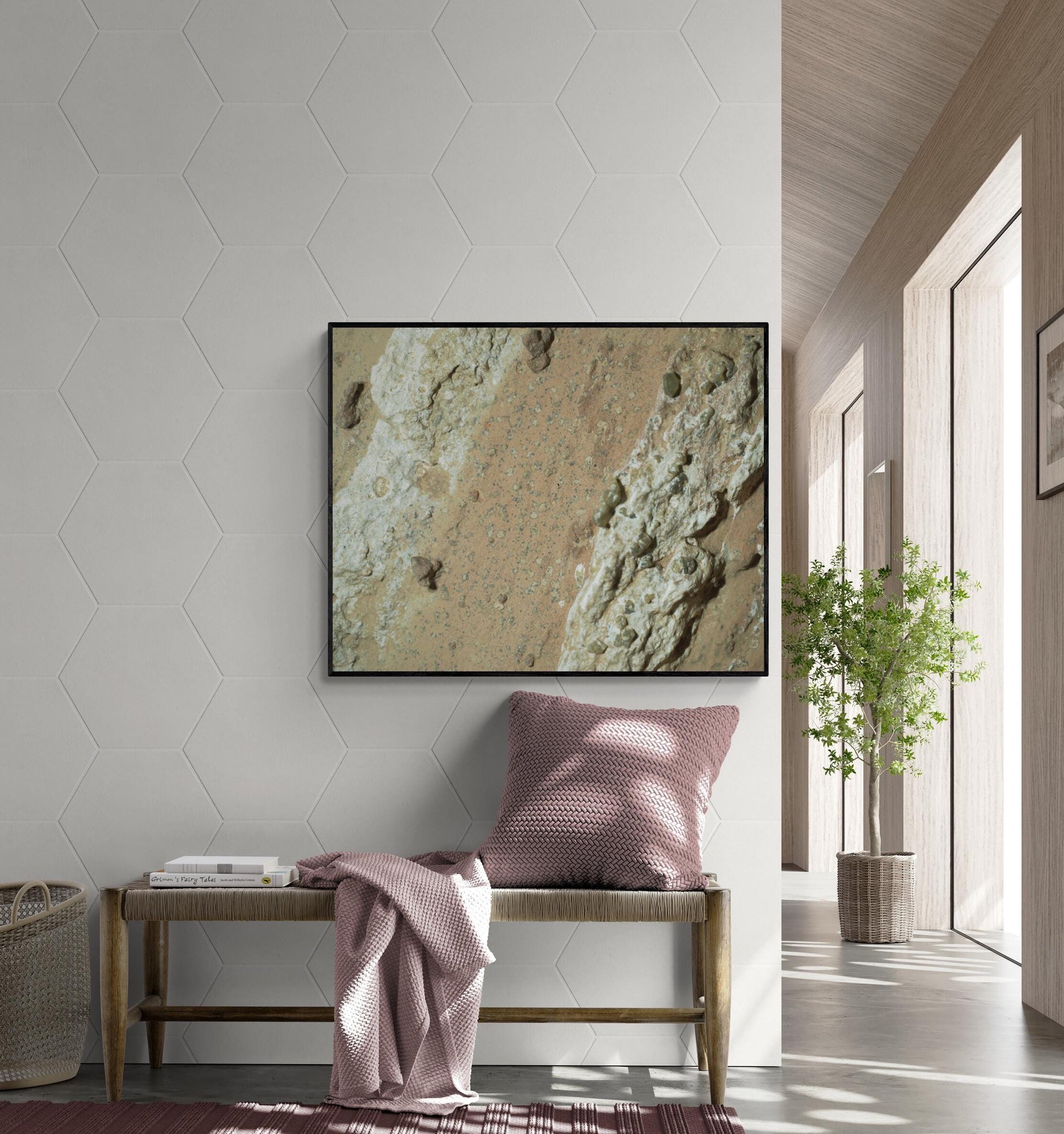 Cheyava Falls Art Print | NASA Perseverance Rover | Mars Ancient Life | Home Decor | Space Exploration | Home Decor Poster