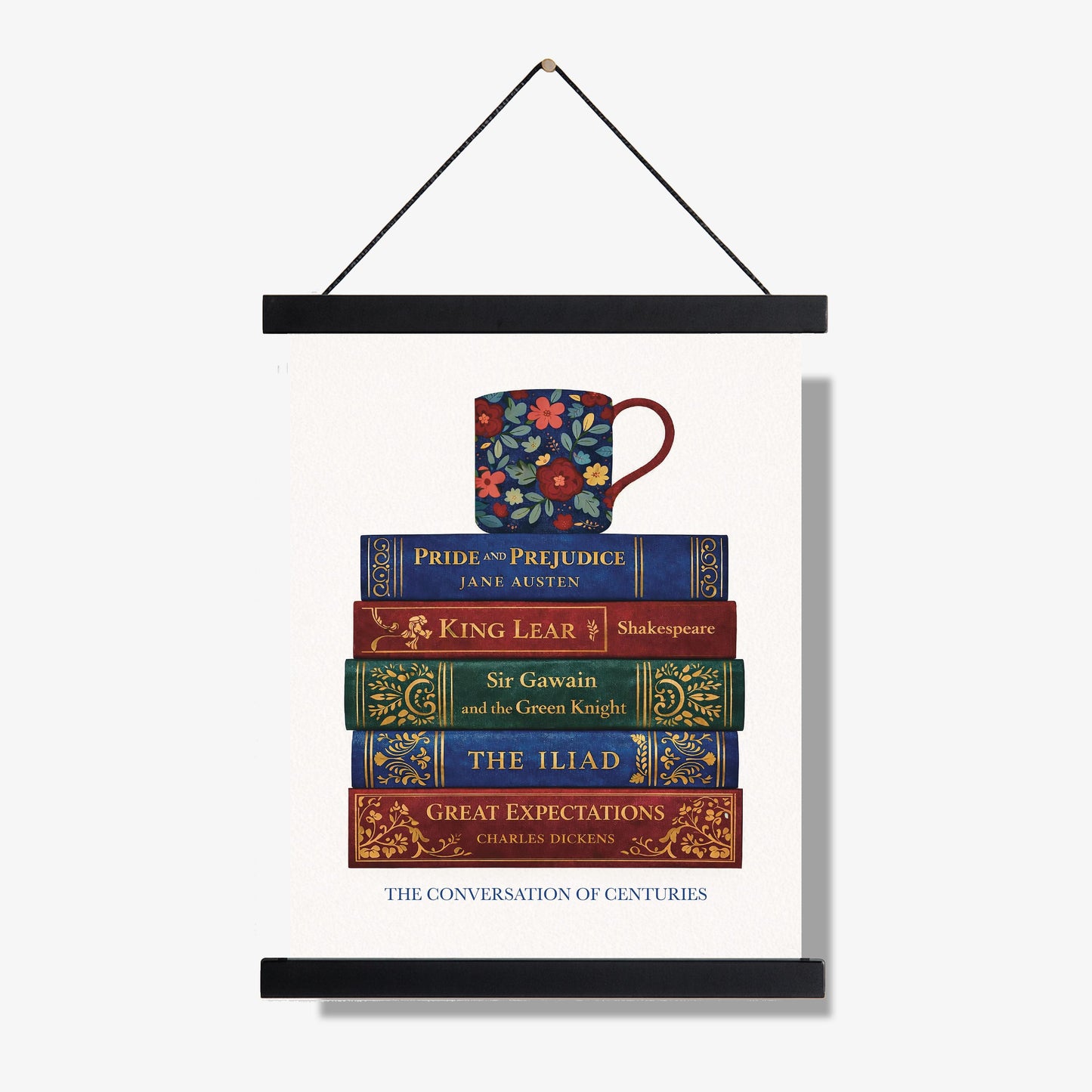 Classic Literature Art Print | Conversation Of Centuries | Coffee Mug | Home Decor | Literary | Poster