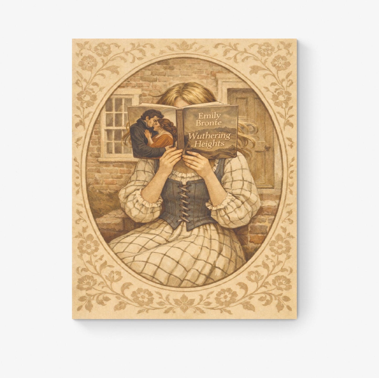 Wuthering Heights Art Print | Emily Bronte | Classic Novel | Vintage Blush | Home Decor | Literary Book Poster