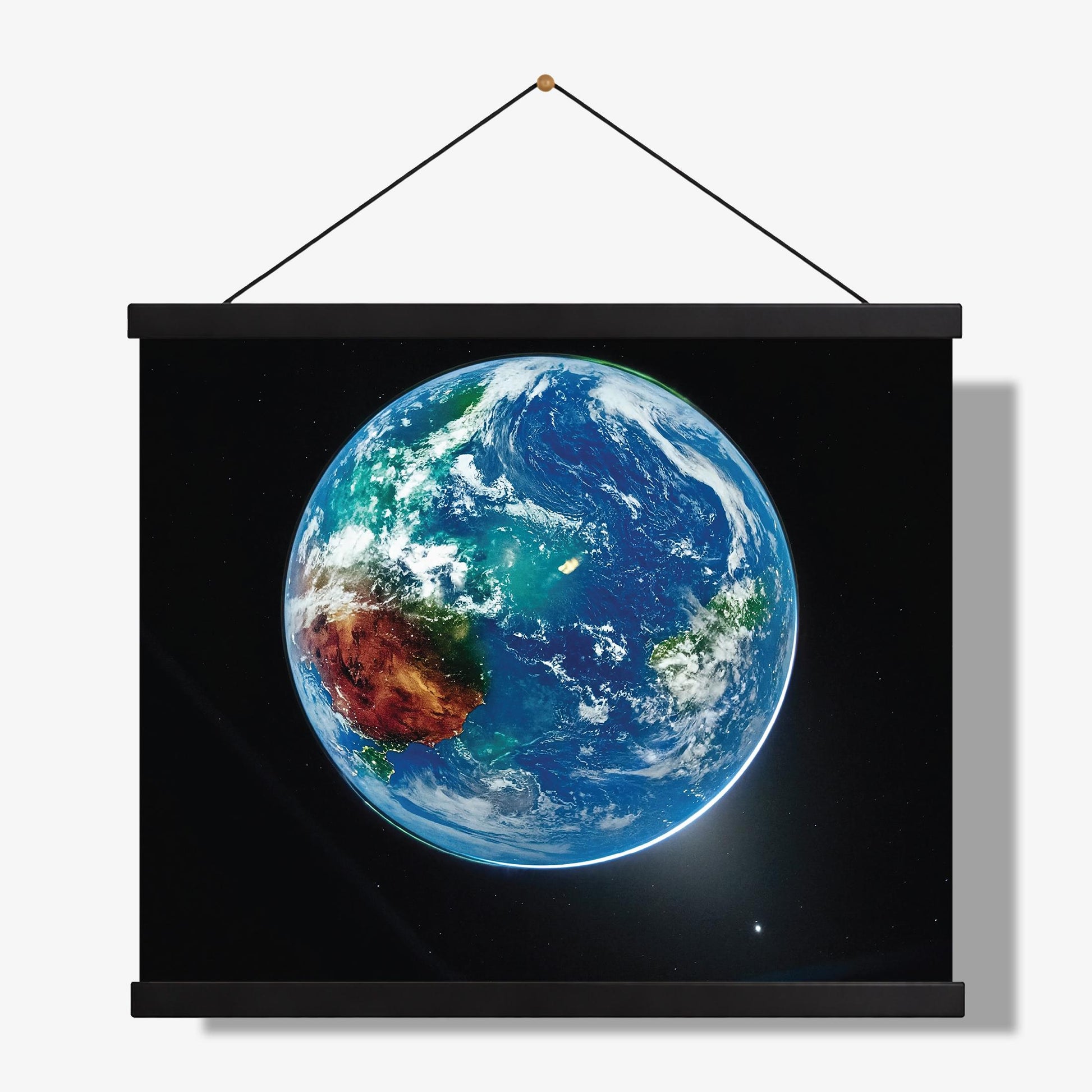 Artemis II Earth Photo Print | Enhanced NASA Blue Marble Space Art | Earth From Space Wall Decor | Astronomy Gift