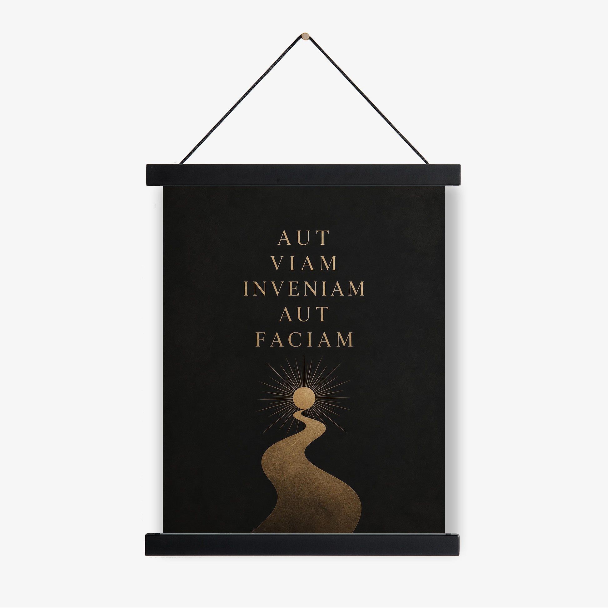 Aut Viam Inveniam Aut Faciam Wall Art Print, Hannibal Quote | Latin Quote, Classical Motivation Poster, Stoic Philosophy Home Decor