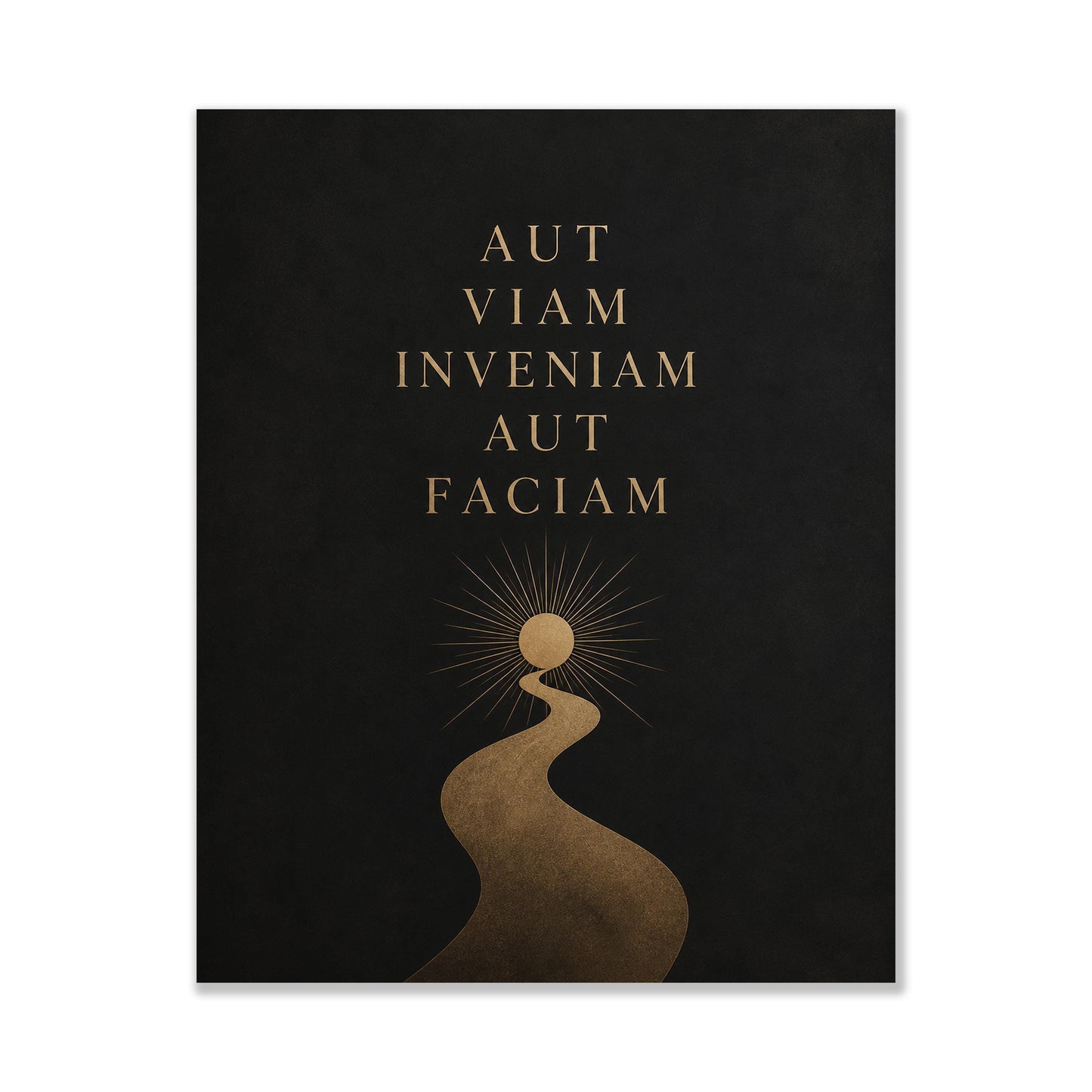 Aut Viam Inveniam Aut Faciam Wall Art Print, Hannibal Quote | Latin Quote, Classical Motivation Poster, Stoic Philosophy Home Decor