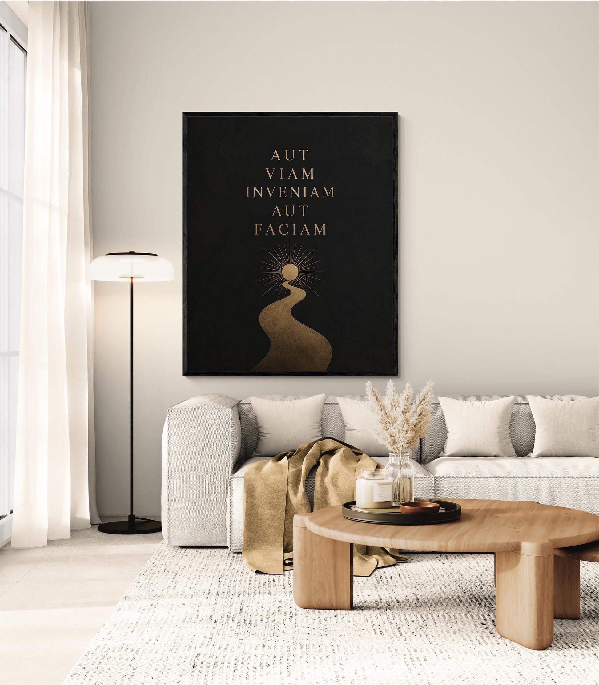 Aut Viam Inveniam Aut Faciam Wall Art Print, Hannibal Quote | Latin Quote, Classical Motivation Poster, Stoic Philosophy Home Decor