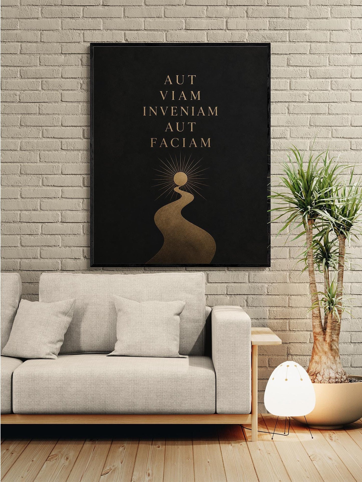 Aut Viam Inveniam Aut Faciam Wall Art Print, Hannibal Quote | Latin Quote, Classical Motivation Poster, Stoic Philosophy Home Decor