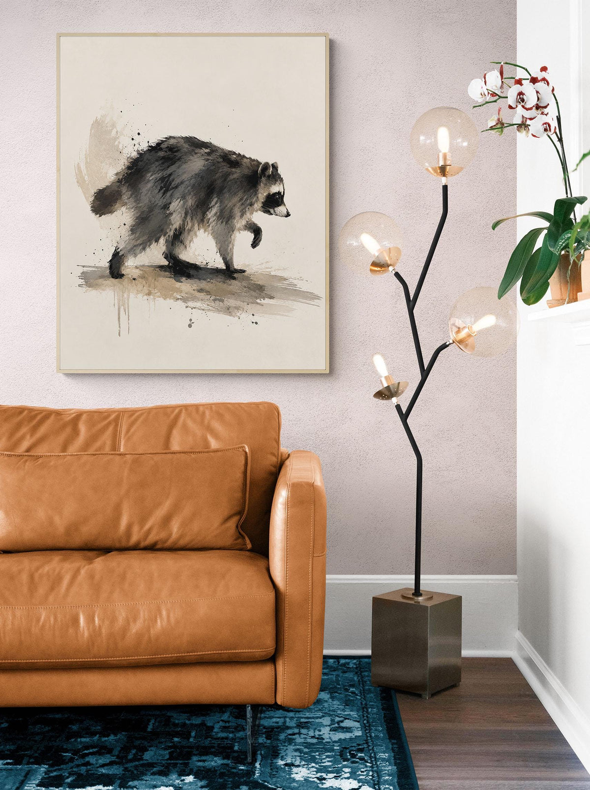 Jimothy Wall Art Print, Raccoon Animal Home Decor, Woodland Artwork, Gift