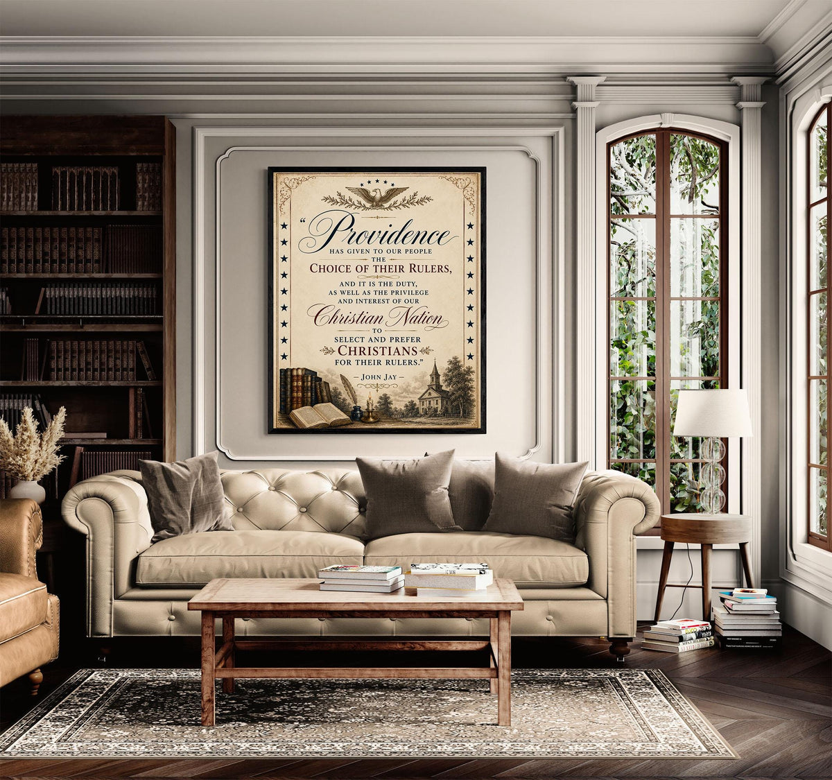 Choice Of Their Rulers Art Print | John Jay Quote | American History | USA Home Decor