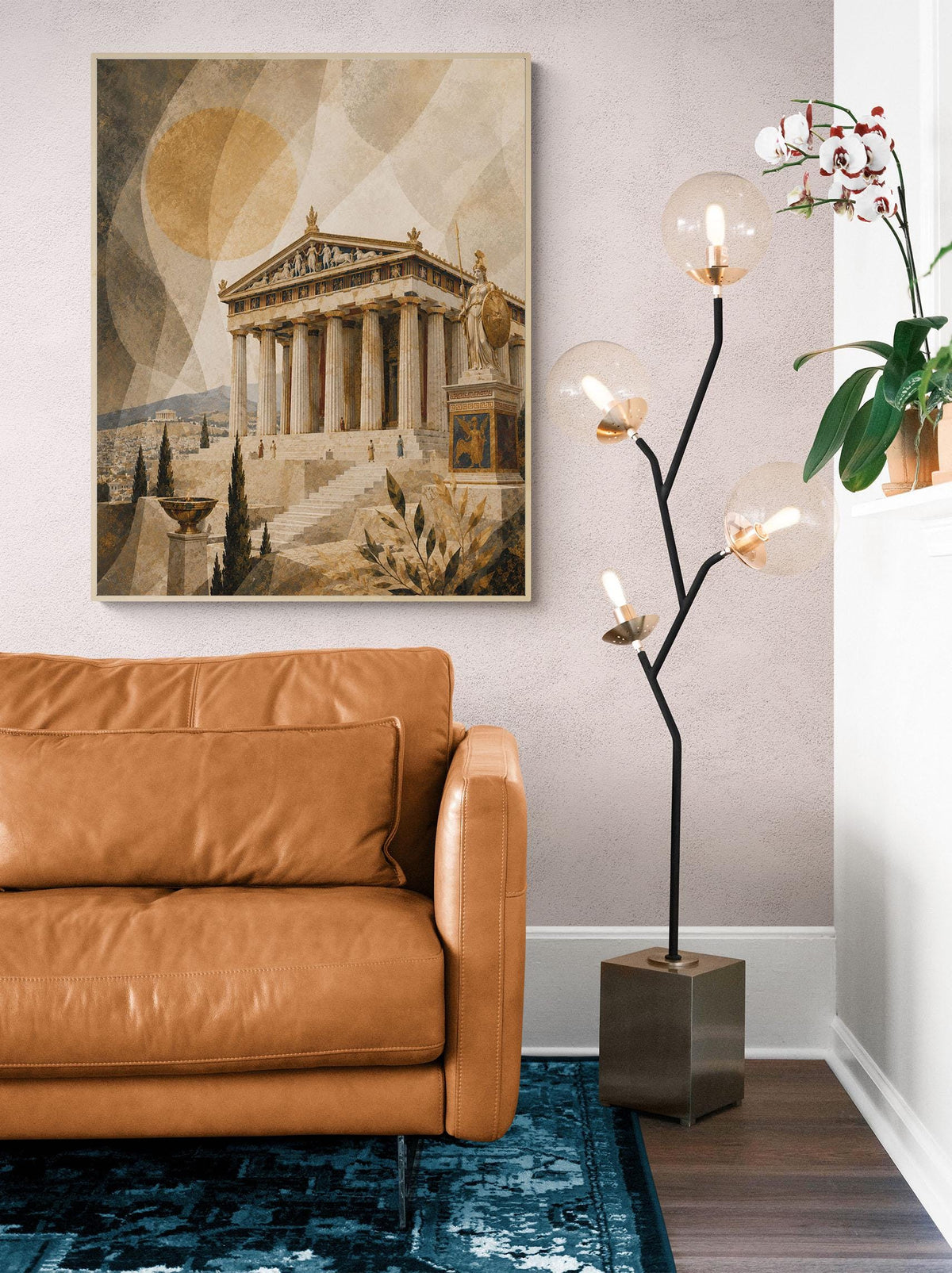 Ancient Greece Parthenon Art Print | Greek Temple | Classical Athens | Gods and Goddess | Room | Home Decor Poster