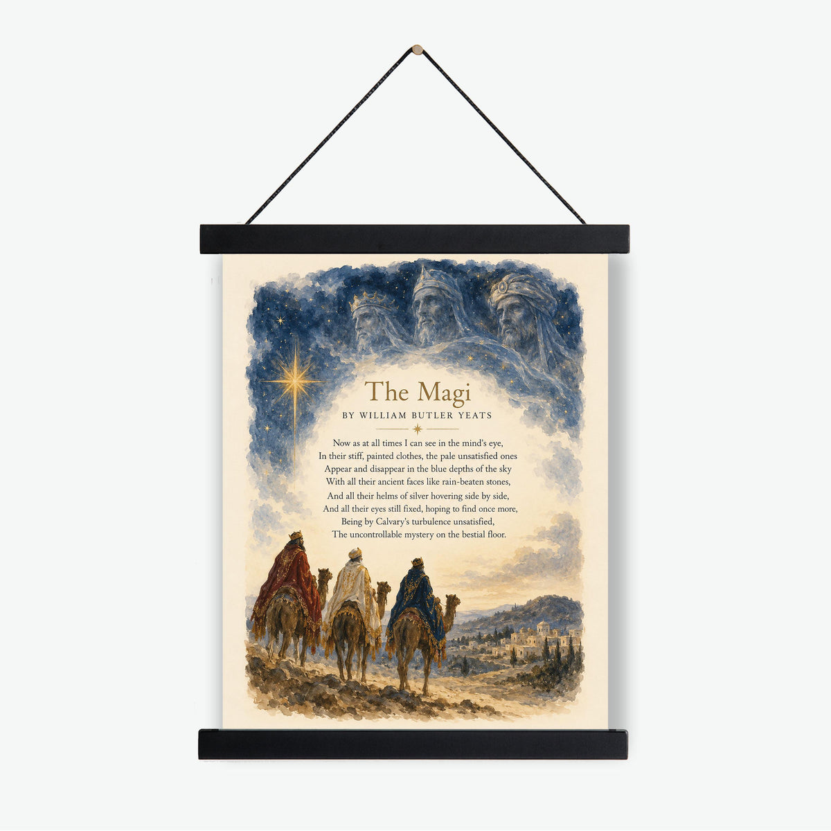 The Magi Wall Art Print, Christmas Holiday, Three Wise Men, Nativity Home Decor