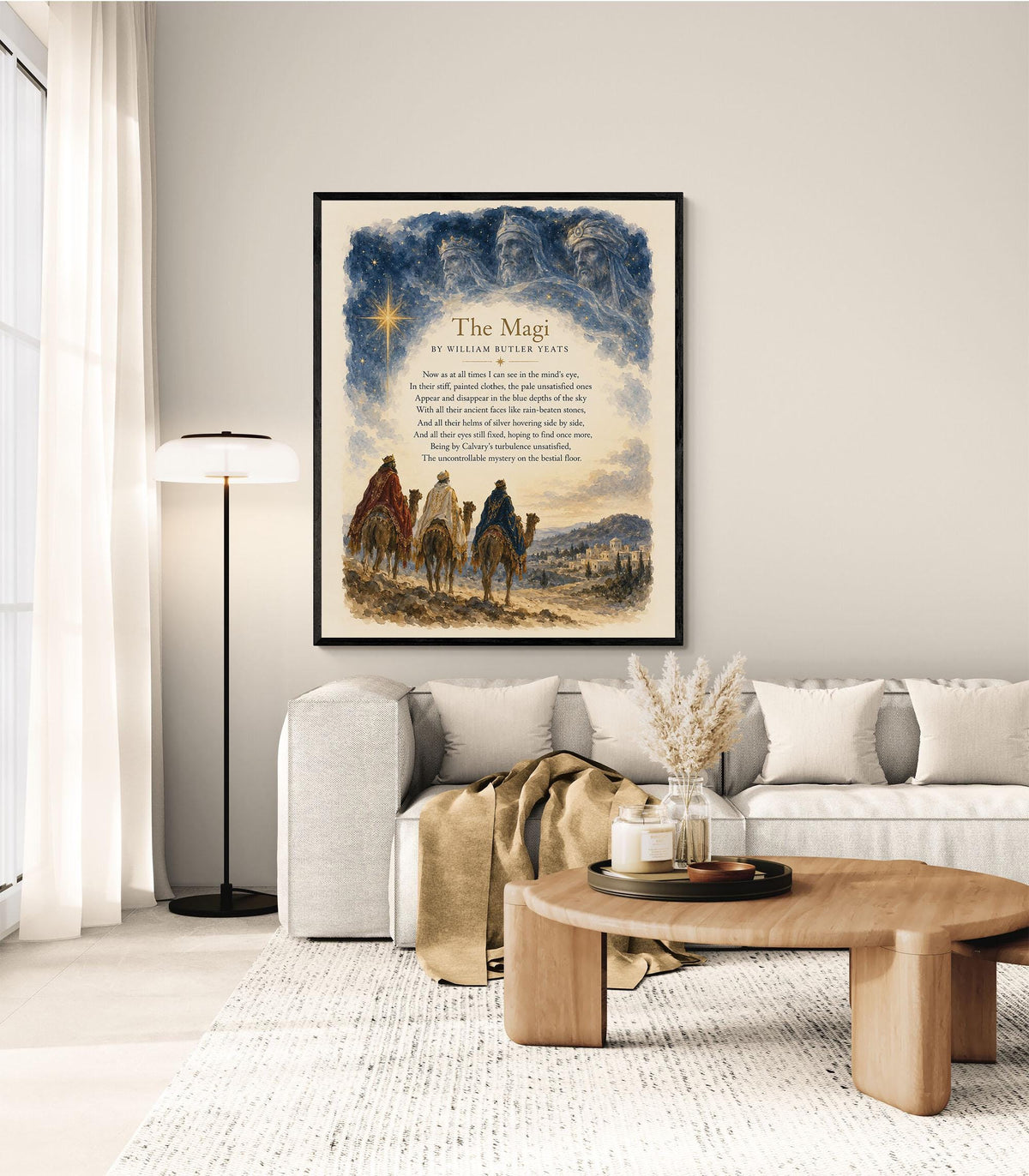 The Magi Wall Art Print, Christmas Holiday, Three Wise Men, Nativity Home Decor