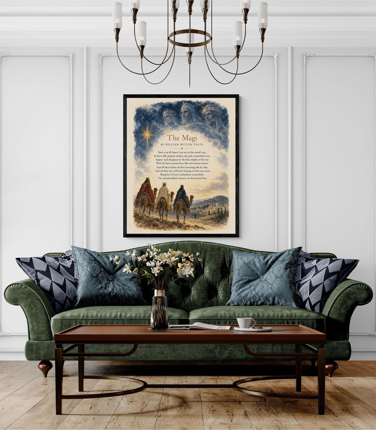 The Magi Wall Art Print, Christmas Holiday, Three Wise Men, Nativity Home Decor