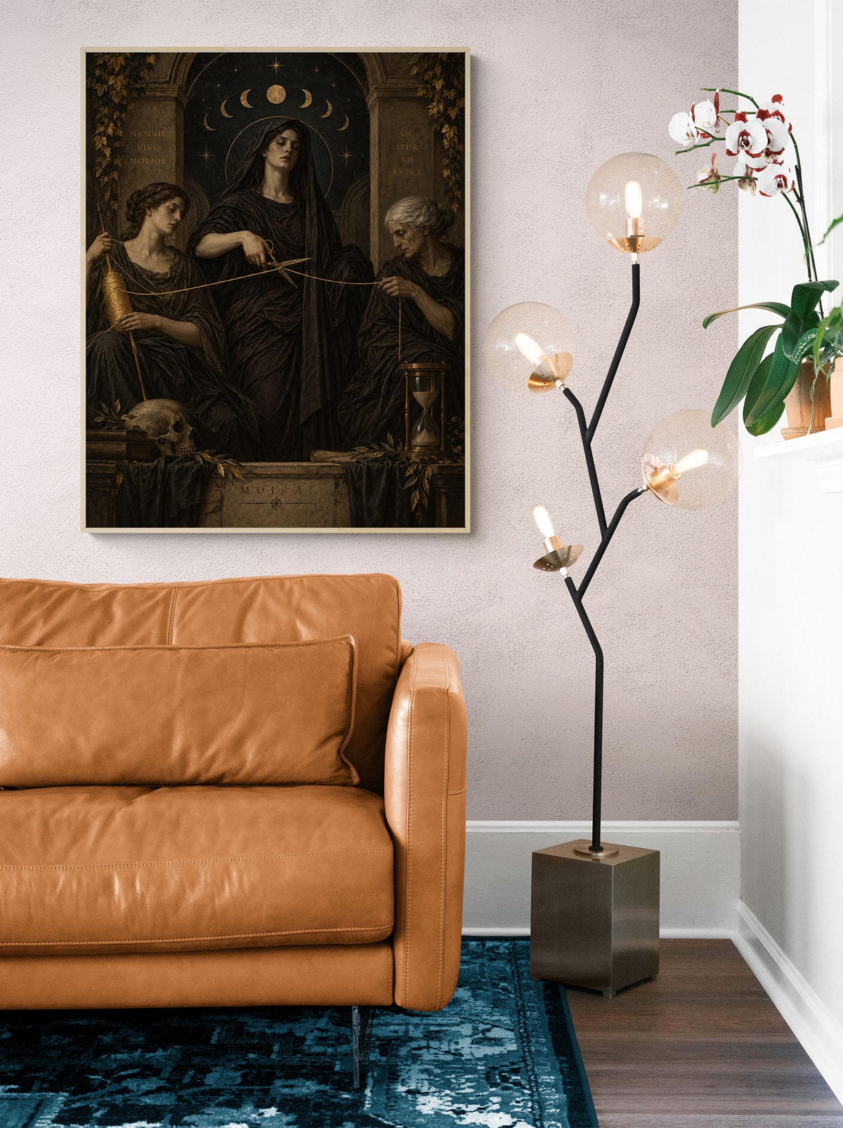 The Fates Moirai Art Print | Greek Mythology | Gods and Goddess | Home Decor