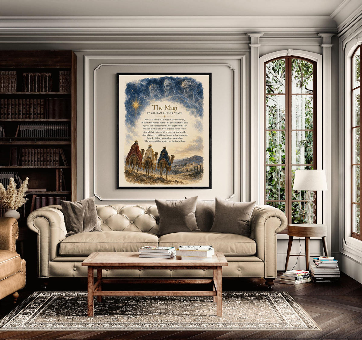 The Magi Wall Art Print, Christmas Holiday, Three Wise Men, Nativity Home Decor