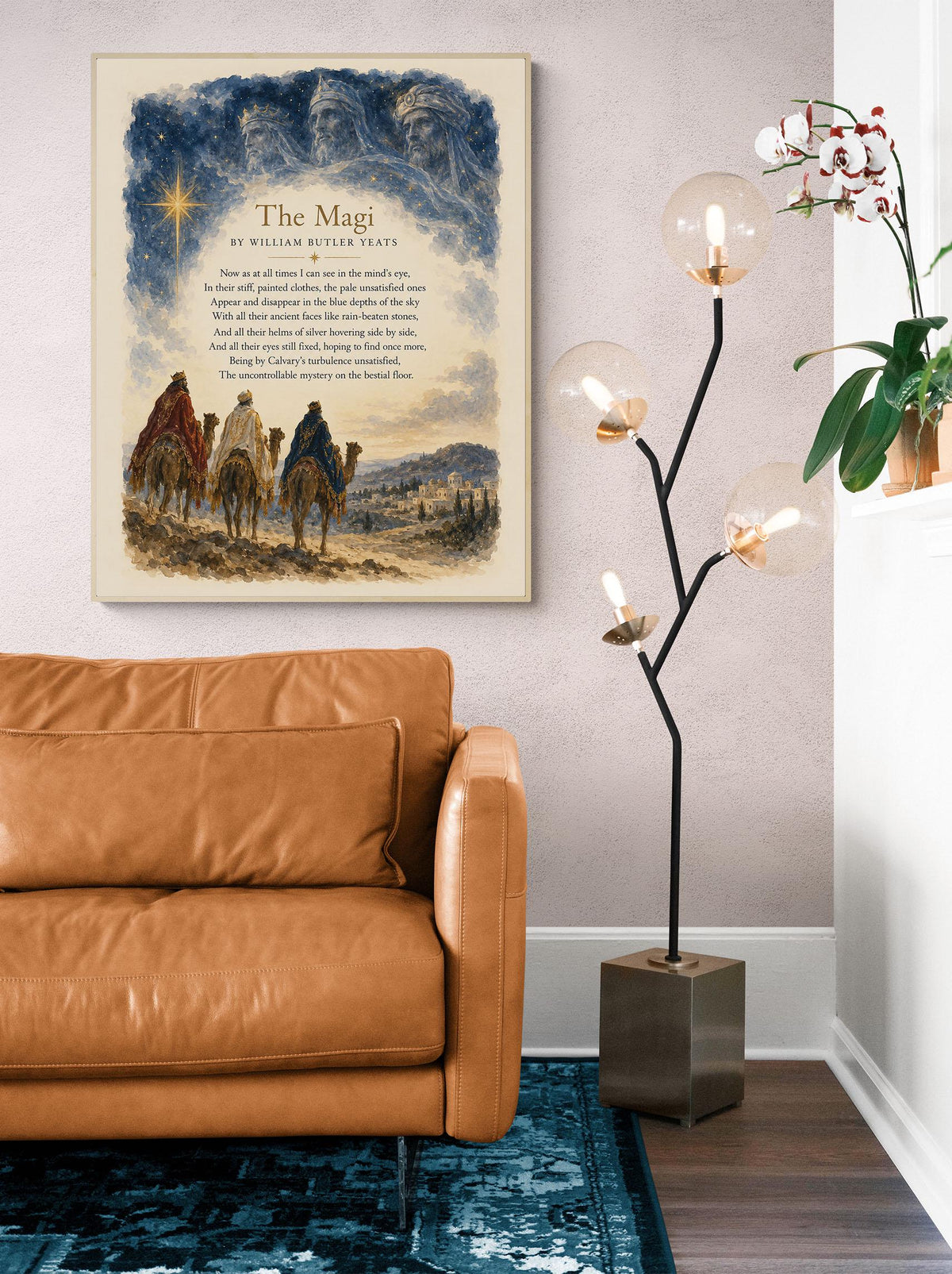 The Magi Wall Art Print, Christmas Holiday, Three Wise Men, Nativity Home Decor