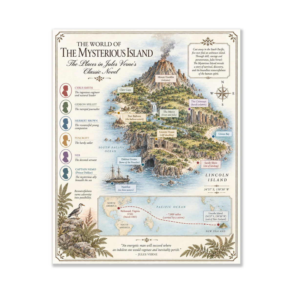 Flatland BookMap Art Print, Edwin Abbott Literary Wall Artwork, Home Decor, Library Gift, Classic Novel Poster