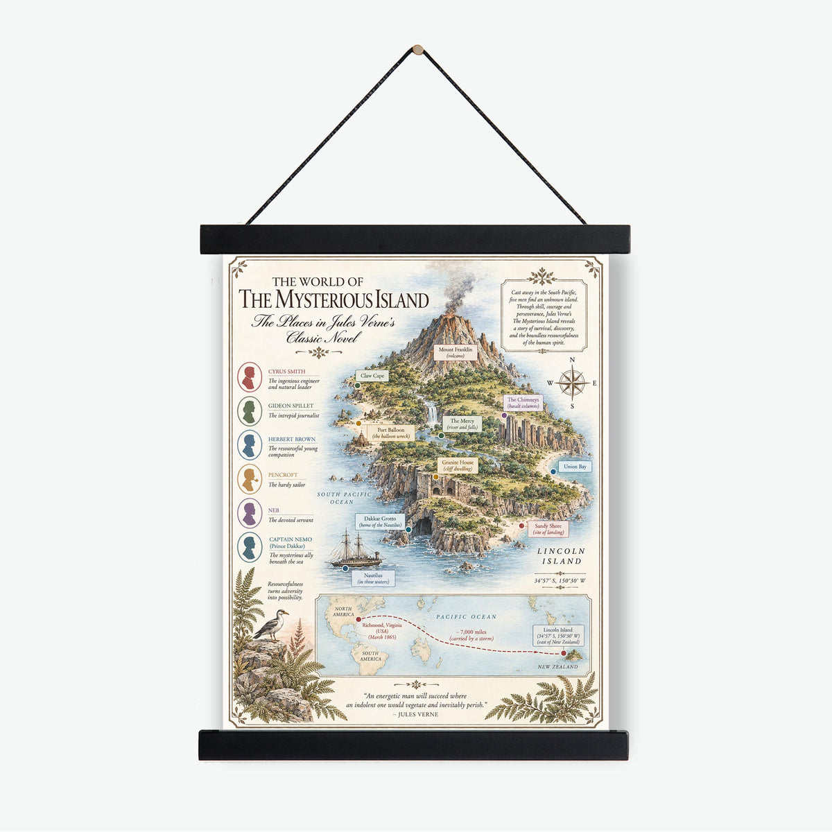 Flatland BookMap Art Print, Edwin Abbott Literary Wall Artwork, Home Decor, Library Gift, Classic Novel Poster