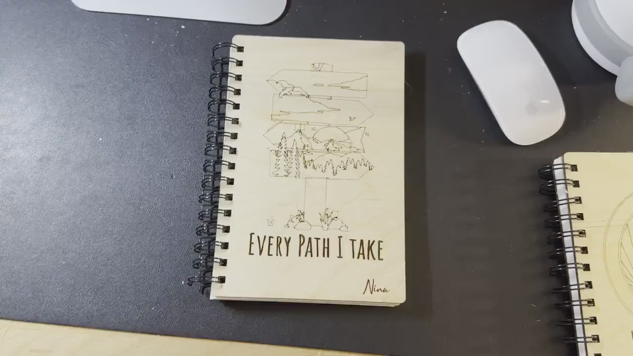 Every Step I Take | Nature | Forest | Writing Journal Or Diary | Sketchbook