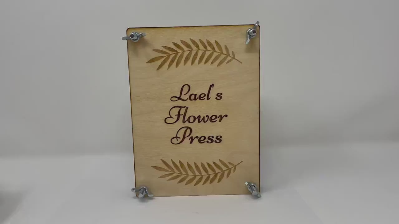 Nature Wood Flower And Leaf Press | Study Trees Mushrooms Leaves And Flowers | 7.75 in x 6 in
