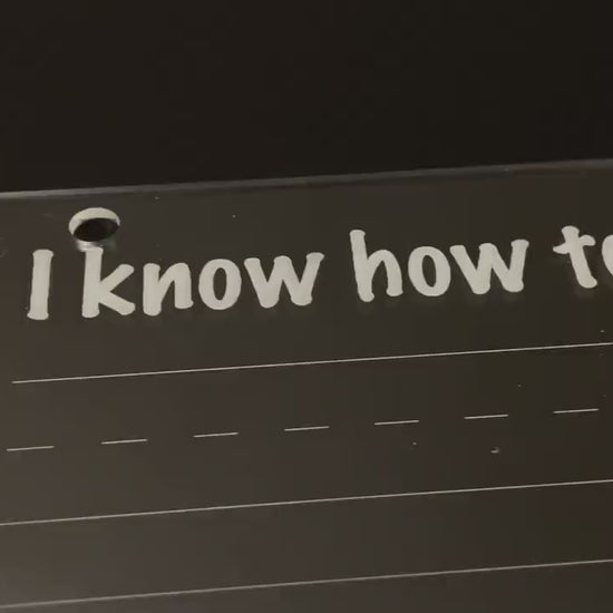 Reusable Practice Writing Sentences | Look I Know My Series | Early Education | Penmanship Practice On Acrylic