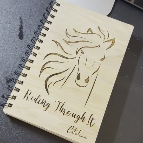 Riding Through It | Horse | Equestrian | Writing Journal Or Diary | Sketchbook
