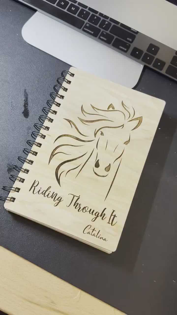 Riding Through It | Horse | Equestrian | Writing Journal Or Diary | Sketchbook