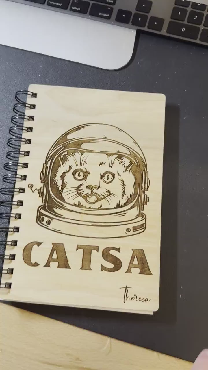 Catsa | NASA Space Agency | Cat | Kitten Parents | Writing Journal Or Diary